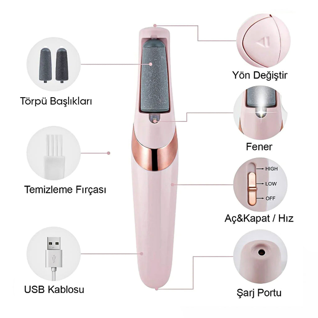 LuxeStep™ Pro - Pedikür Bakım Seti