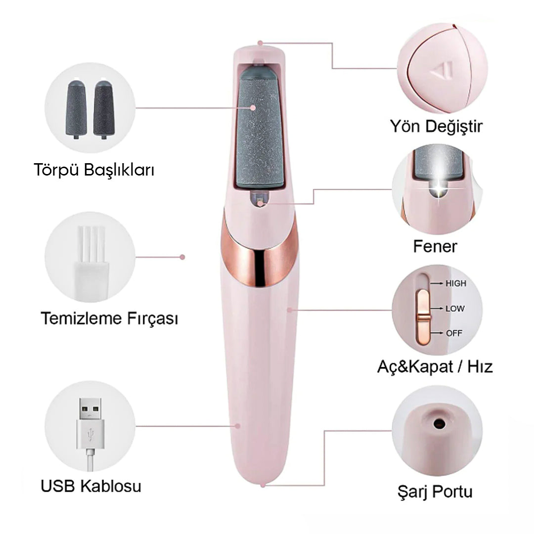 LuxeStep™ Pro - Pedikür Bakım Seti